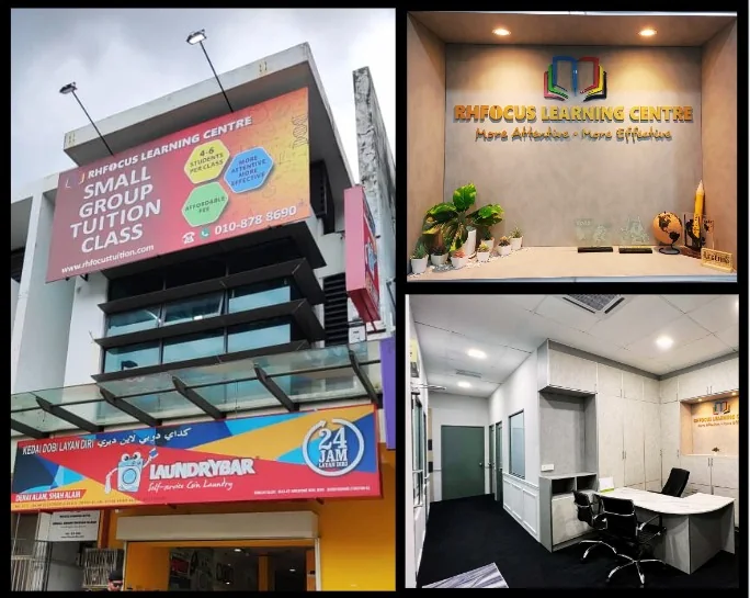 Premis, kaunter dan ruang dalaman RHFocus Denai Alam