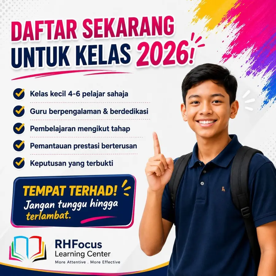 Pendaftaran kelas RHFocus 2026 kini dibuka